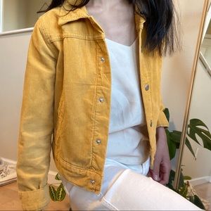 PacSun Dijon Cropped Corduroy Jacket